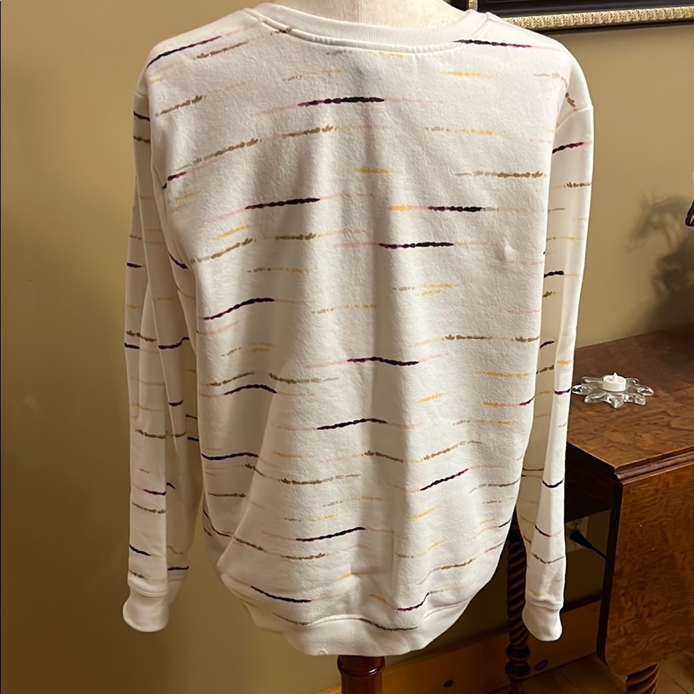 Karen Scott Multicolor Lined Sweatshirt - Picture 5 of 6